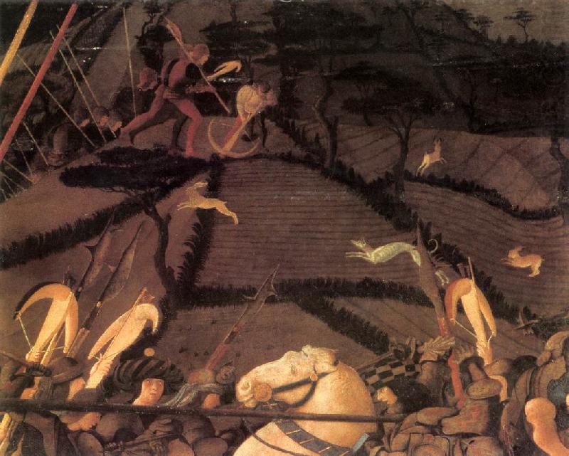 UCCELLO, Paolo Bernardino della Ciarda Thrown Off His Horse (detail) wt china oil painting image